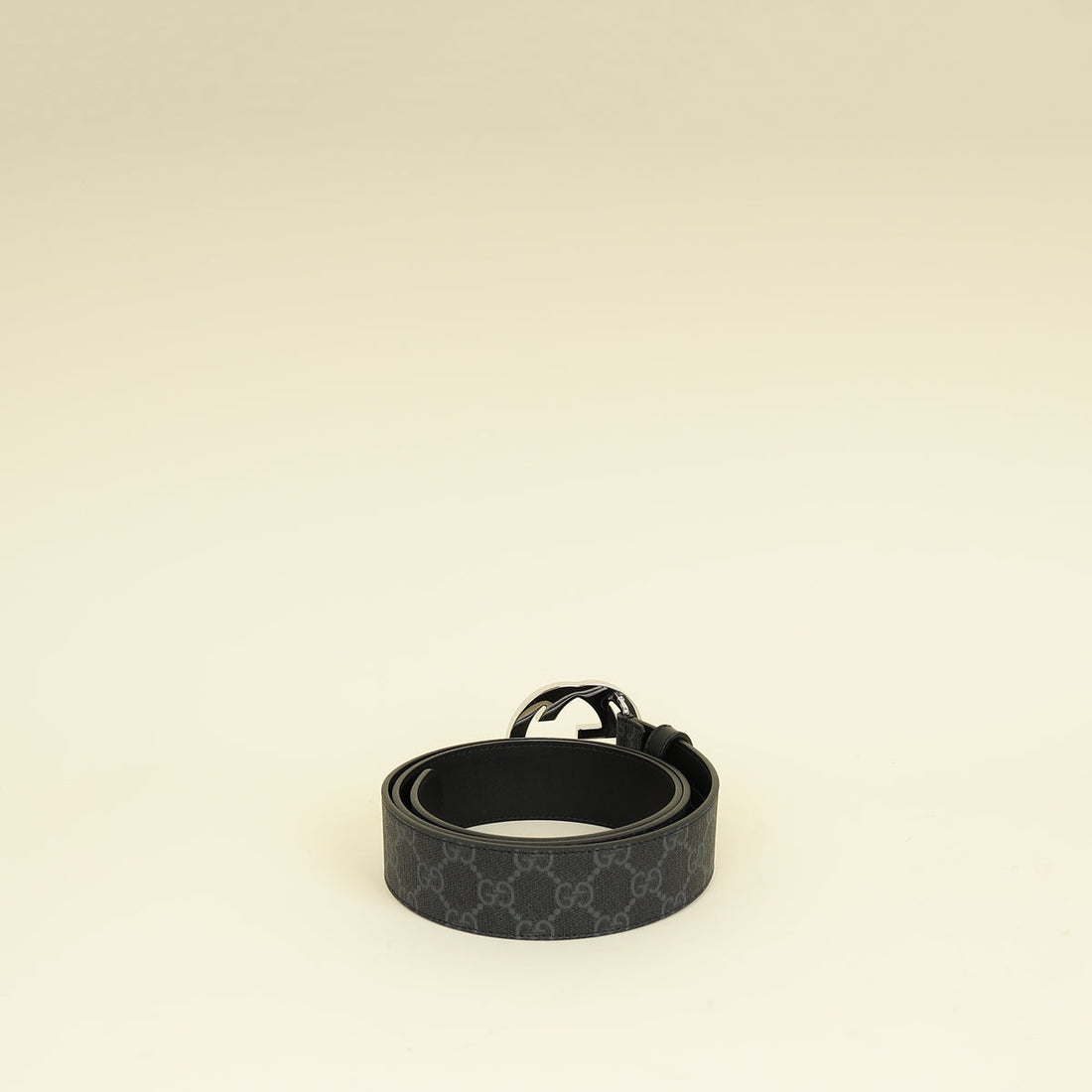Gucci Bicolor Interlocking G Buckle Supreme Belt 40