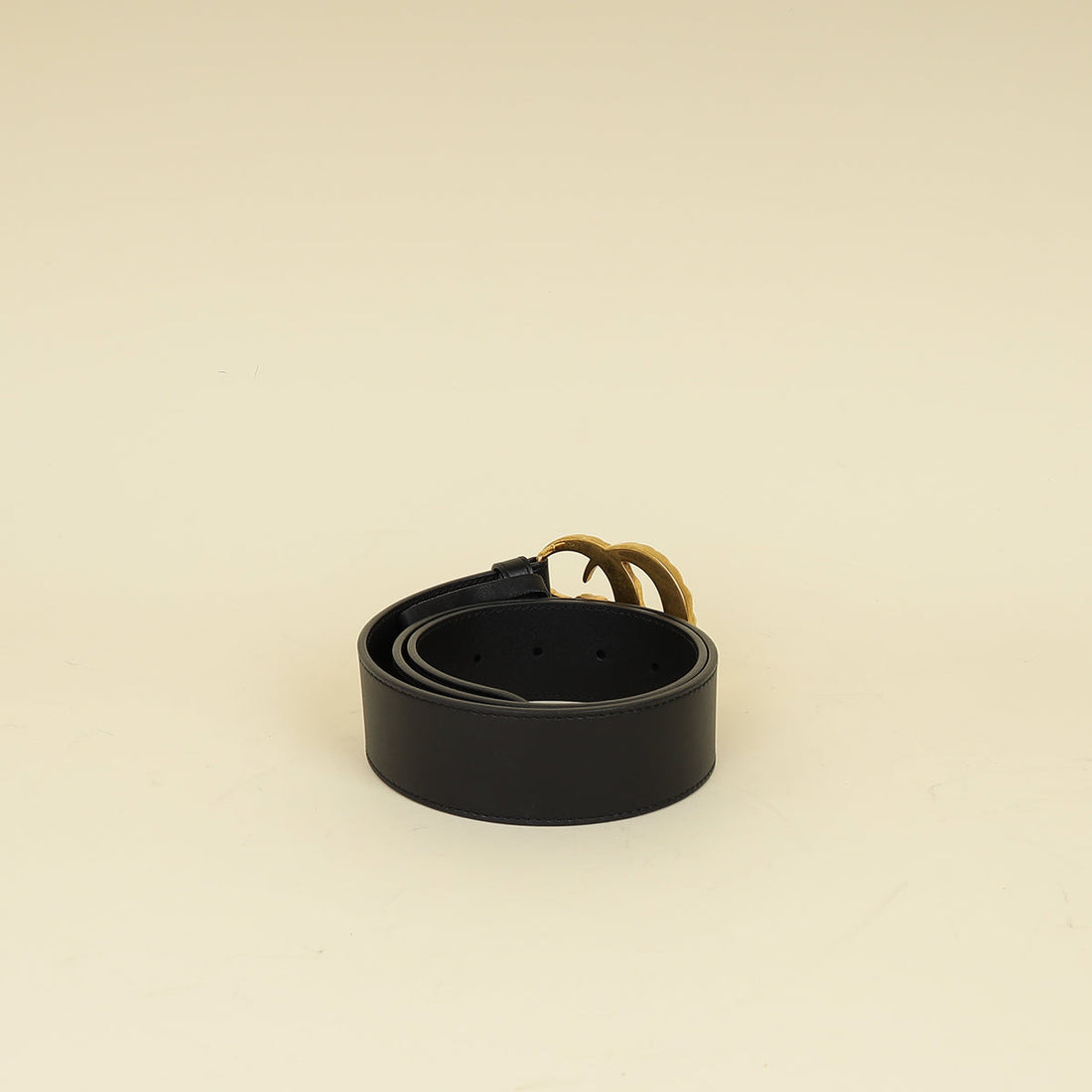 Gucci Black Double G Pearl 40mm Belt 30