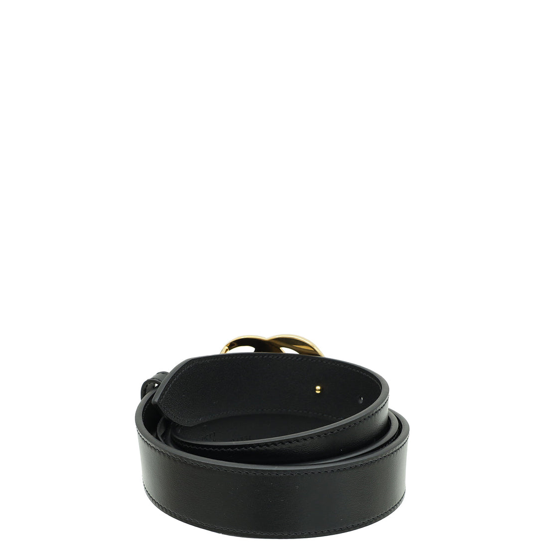 Gucci Black Double G Buckle Belt 34