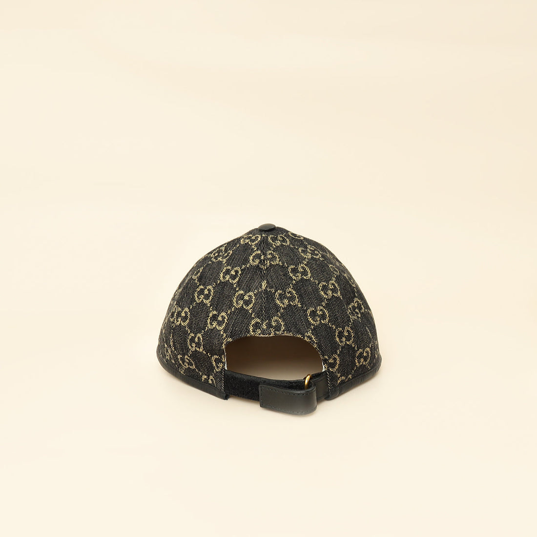 Gucci Bicolor GG Denim Baseball Large Hat