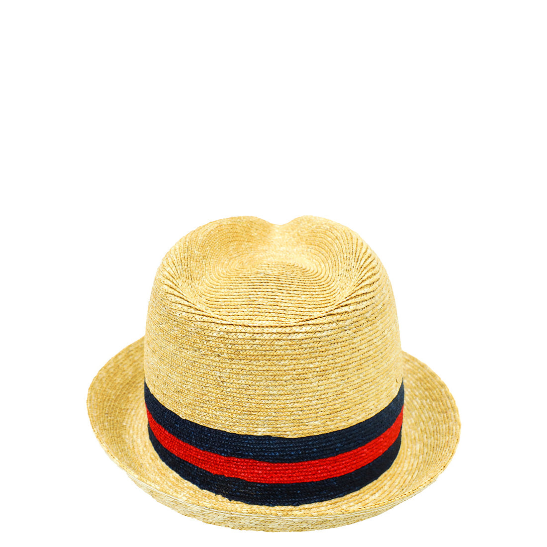 Gucci Tricolor Woven Straw Bucket Hat