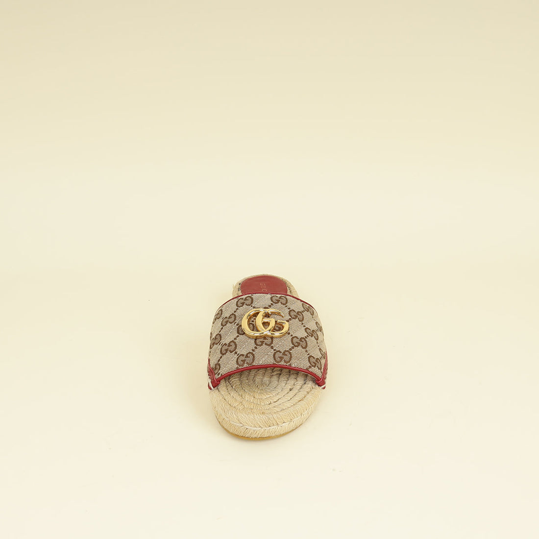 Gucci Bicolor GG Marmont Espadrille Sandal 39
