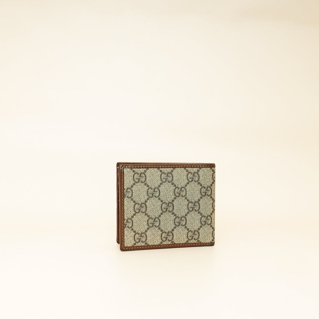 Gucci Bicolor GG Supreme Interlocking G Bi-Fold Wallet