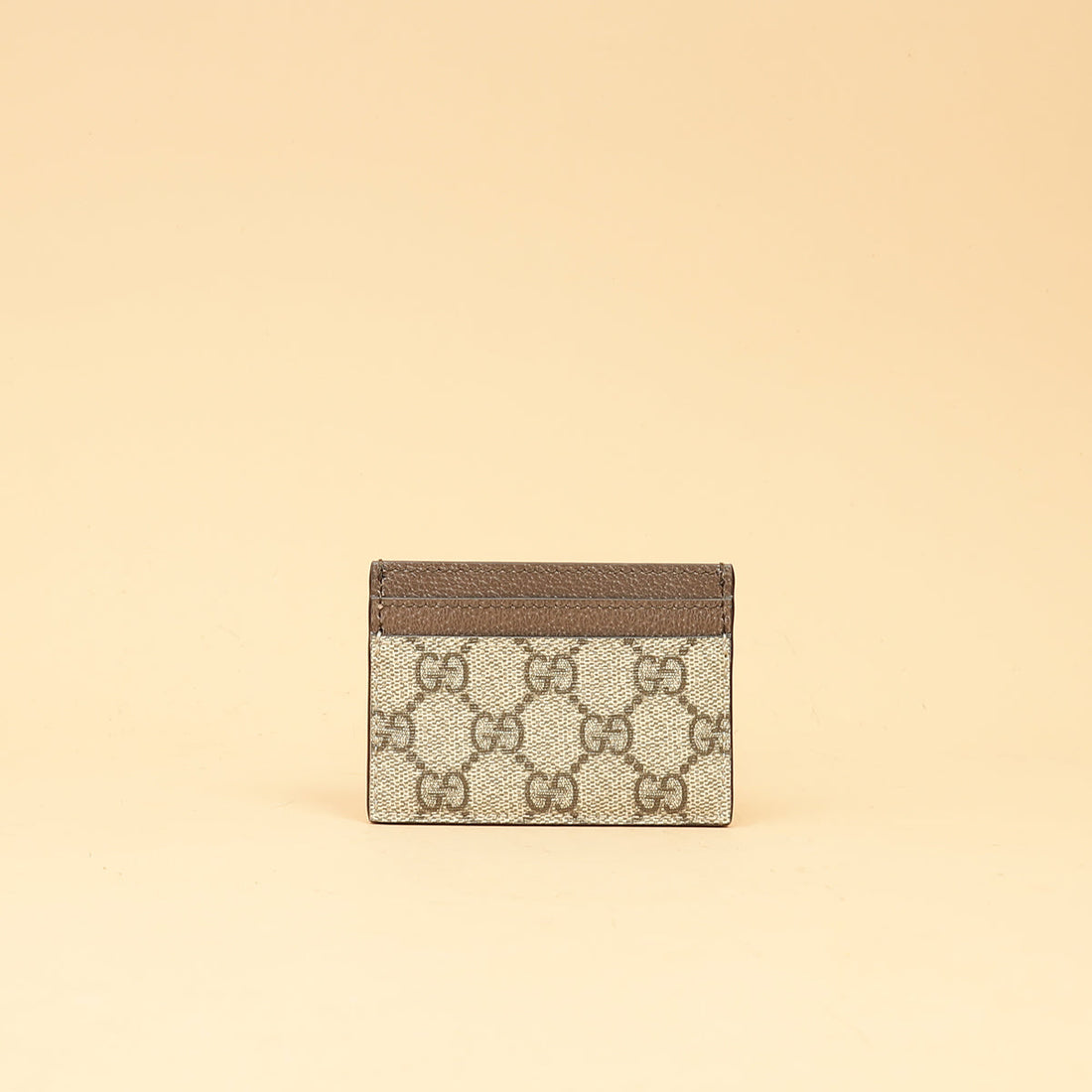 Gucci Brown Ophidia GG Card Case
