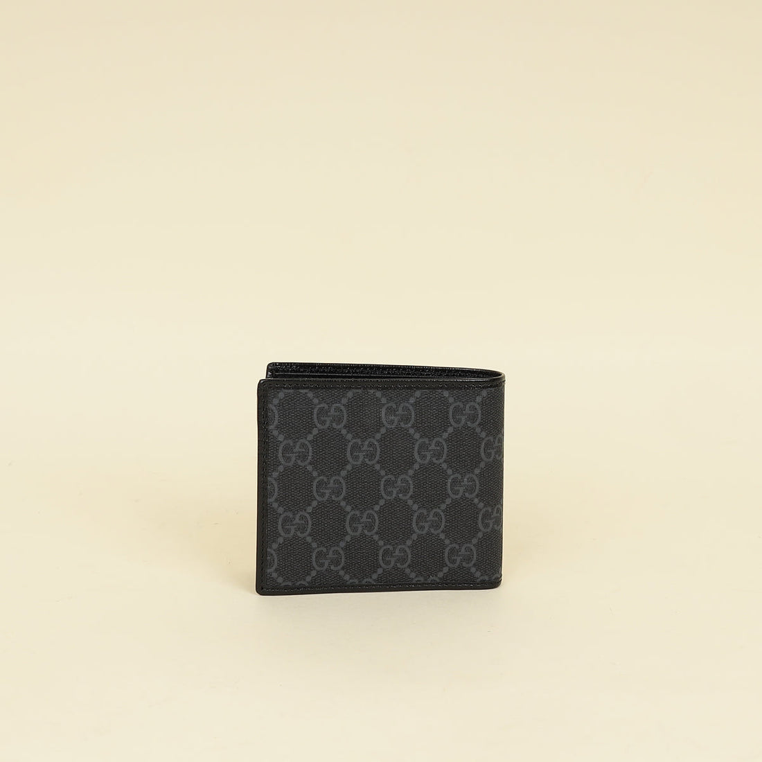 Gucci Black GG Supreme Bifold Wallet