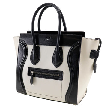 CELINE Tote Bag Calfskin off white Luggage micro Women New 1:1