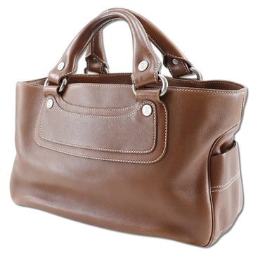 CELINE Handbag Calfskin Brown Boogie bag Women New 1:1