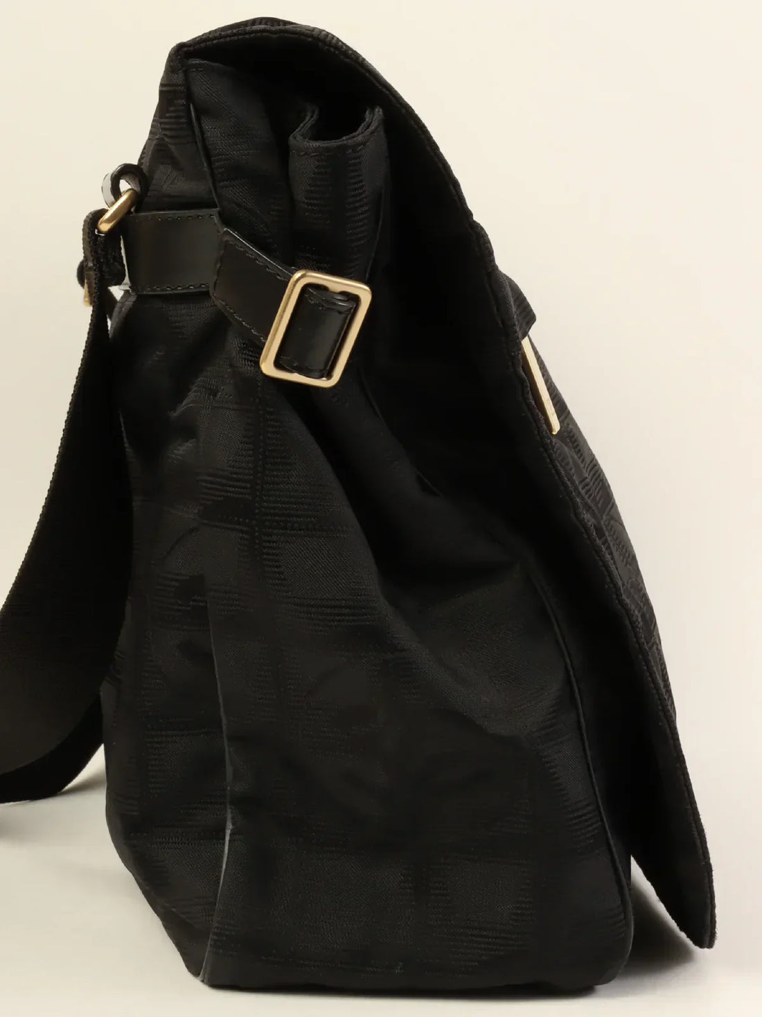 Top Quality Chanel Around 2005 Made New Travel Nylon Shoulder Bag Black