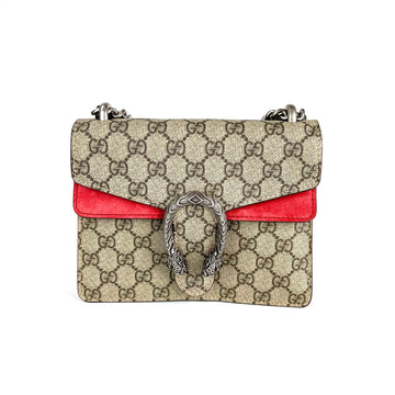 Gucci Dionysus GG Mini Shoulder Bag with Red Detail