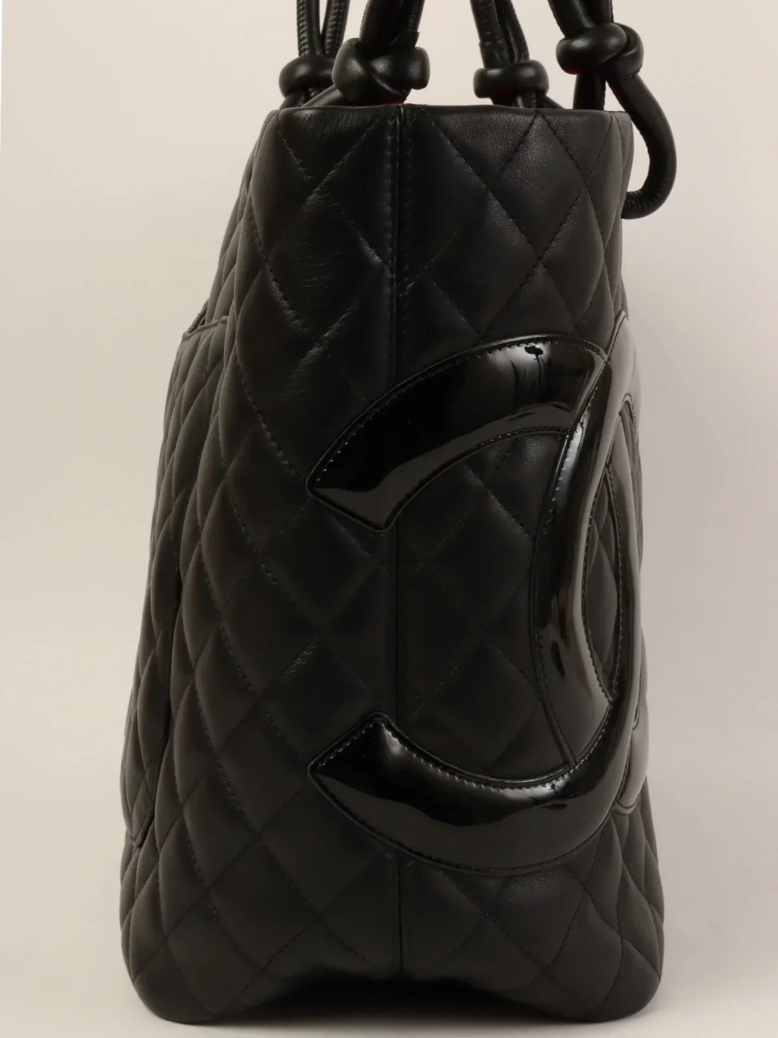 Top Quality Chanel Around 2005 Made Cambon Tote Bag Black