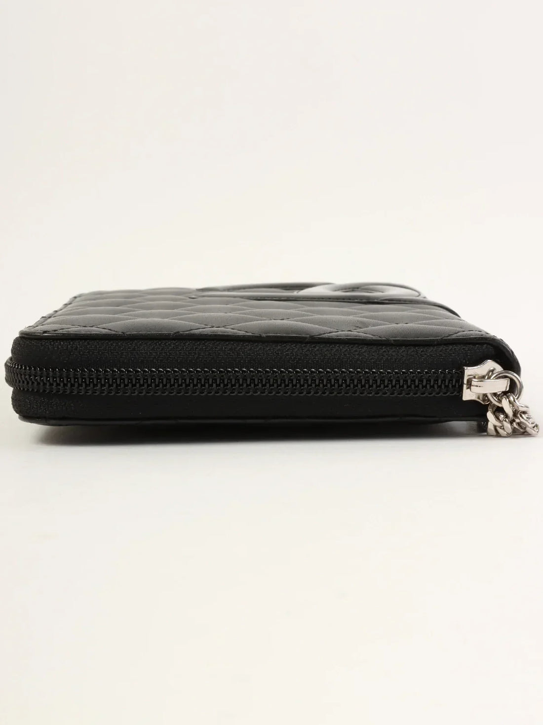 Top Quality Chanel Around 2012 Made Cambon Long Wallet Black