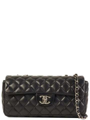Top Quality Chanel Around 2008 Made East West Classic New Chain Bag Navy