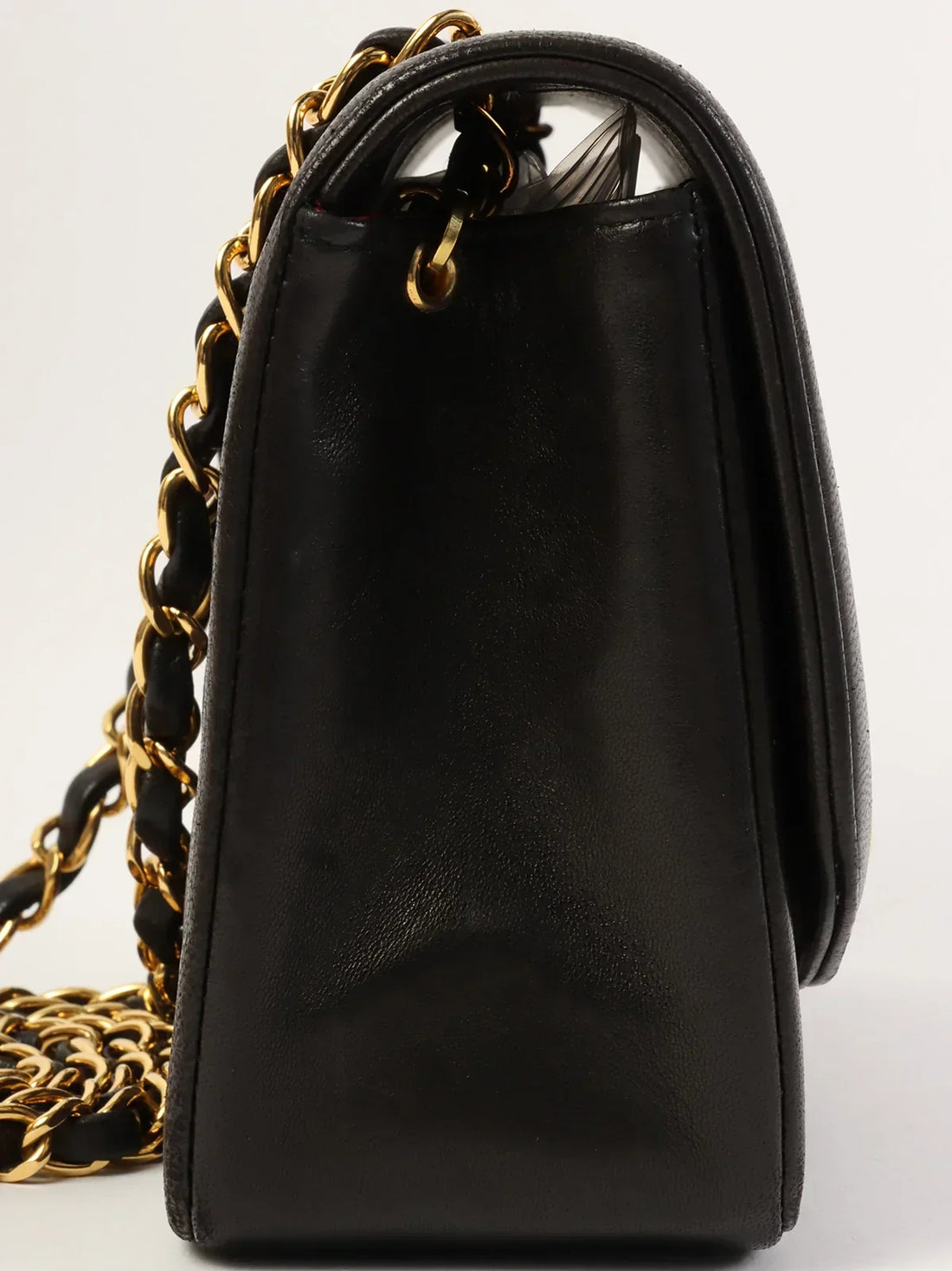 Top Quality Chanel Around 1992 Made Diana New Chain Bag 22Cm Black