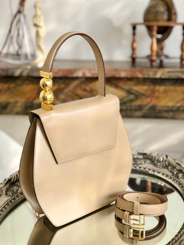 CELINE Starball Handbag Shoulderbag Beige Old Celine New 1:1 zder42