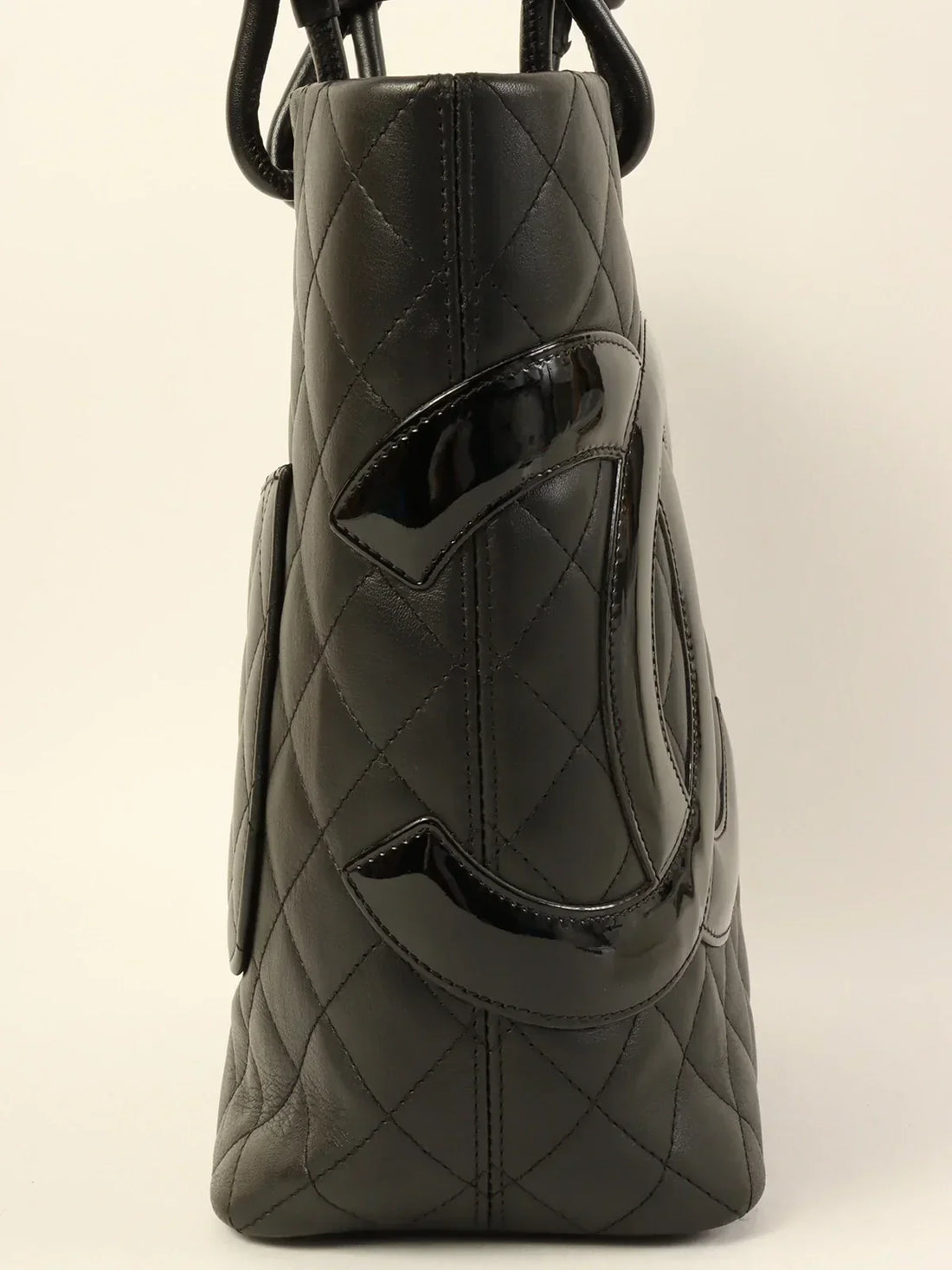 Top Quality Chanel Around 2010 Made Cambon Tote Bag Black