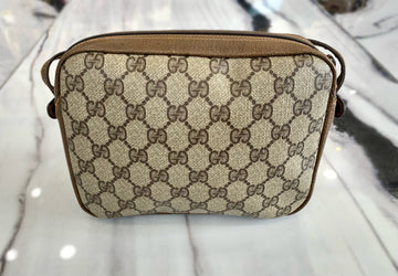 GUCCI MONOGRAM COATED CANVAS  CROSSBODY