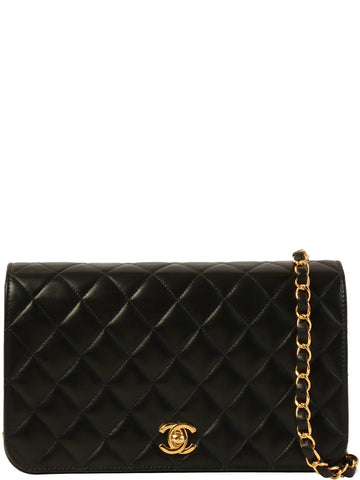 Top Quality Chanel Around 2004 Made Full New Turn-Lock Chain Bag Black