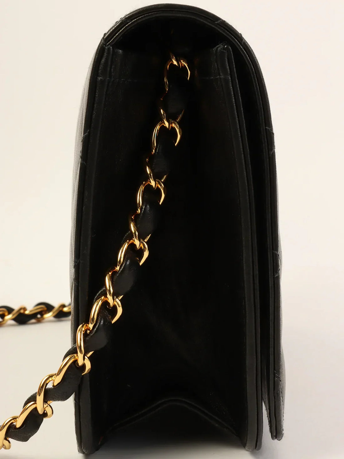 Top Quality Chanel Around 2004 Made Full New Turn-Lock Chain Bag Black