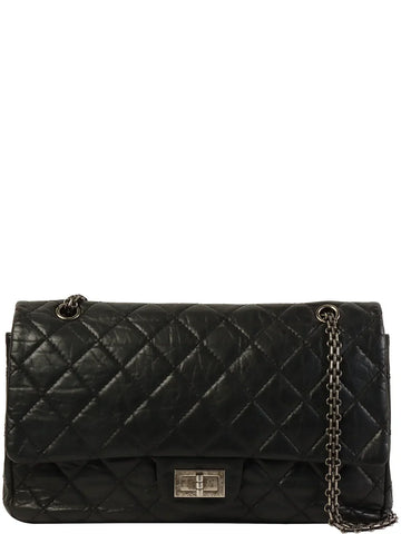 Top Quality Chanel Around 2011 Made 2.55 Chain Shoulder Bag Black