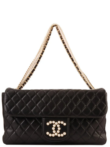 Top Quality Chanel Around 2013 Made Westminster Shoulder Bag Black