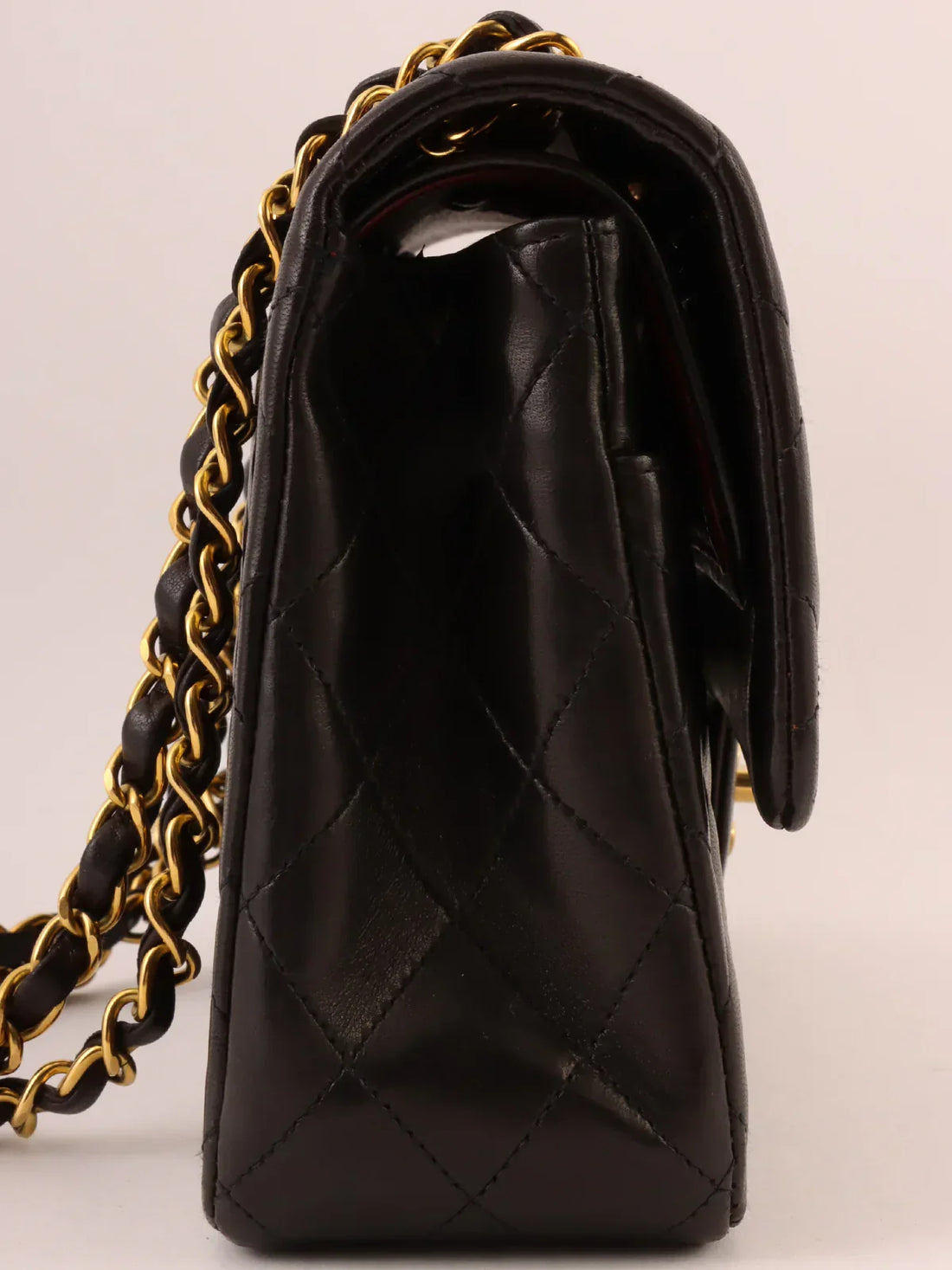 Top Quality Chanel Around 1995 Made Classic New Chain Bag 25Cm Black