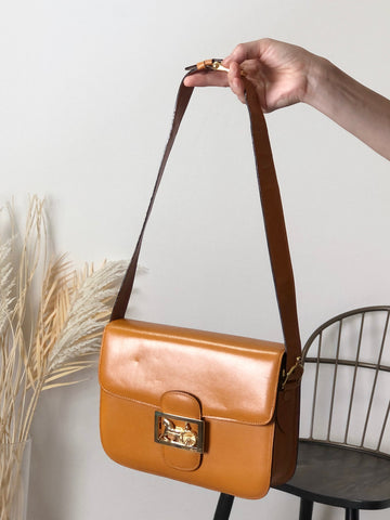 CELINE Horse Carriage Shoulder bag Camel New 1:1 uv4ggf