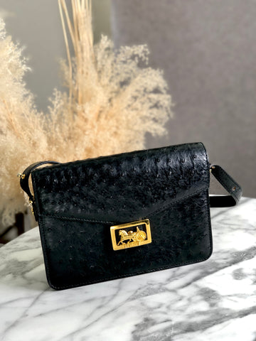 CELINE Horse Carriage Shoulder bag Black New 1:1 d66xv8