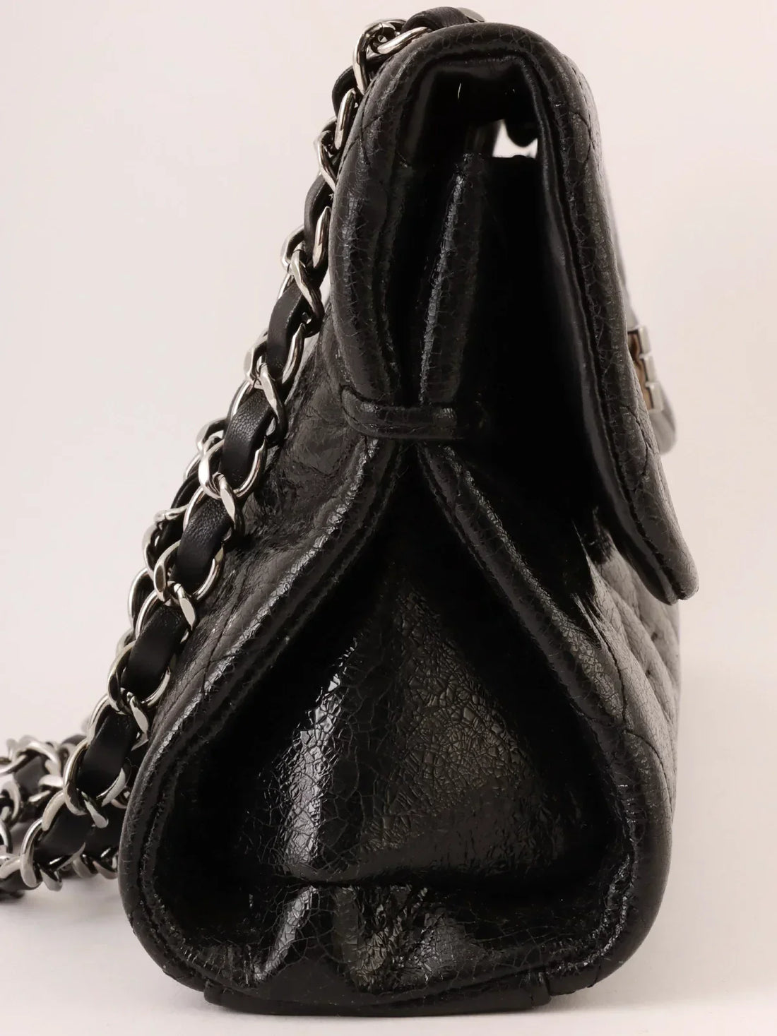 Top Quality Chanel Around 2005 Made 2.55 Chain Shoulder Bag Black