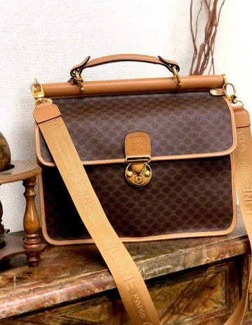 CELINE Macadam Doctor bag Crossbody Shoulder bag Brown New 1:1 OldCELINE tts4iw