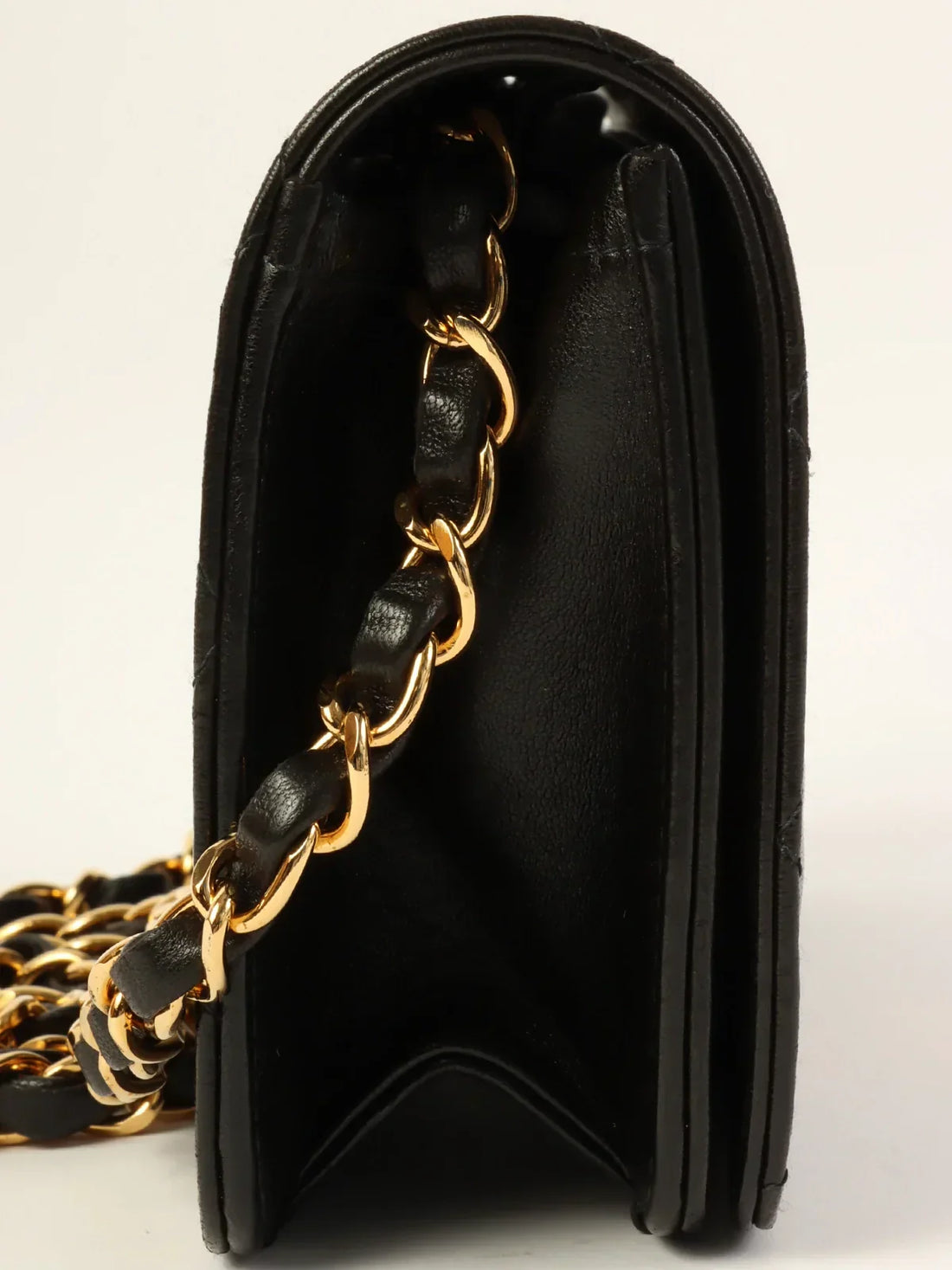 Top Quality Chanel Around 1998 Made Full New Cc Mark Plate Chain Bag Mini Black