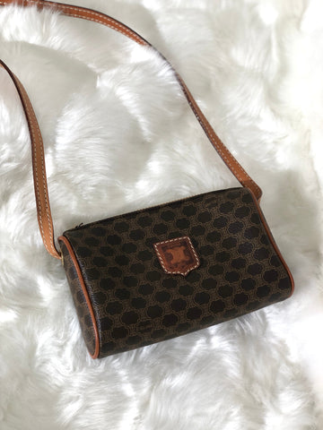 CELINE  Crossbody Small Shoulder bag Brown New 1:1 Old Celine ty6g48