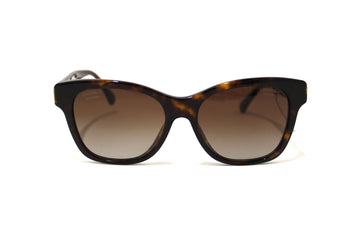 NEW Top Quality Chanel Tortoiseshell Polarized Pearl CC Square Sunglasses 5482HA