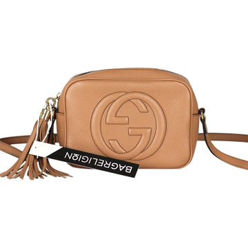 Gucci Soho Disco Bag in Rose Beige Pebbled Calfskin