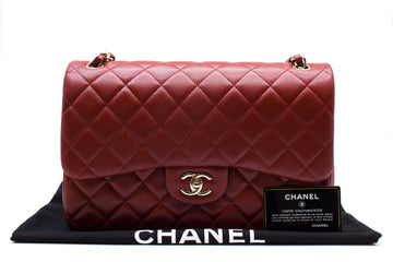 Top Quality Chanel A58600 Classic CC Red Caviar Jumbo Shoulder Bags Shw