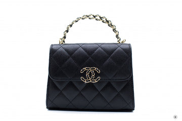 Top Quality Chanel AP3237 B10307 94305 Clutch With Chain Black / 94305 Calfskin Shoulder Bags Ghw