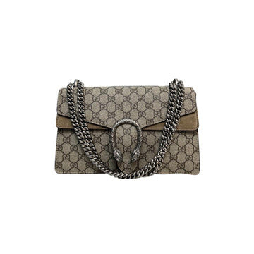 Gucci Dionysus Small GG Supreme Monogram Taupe RHW