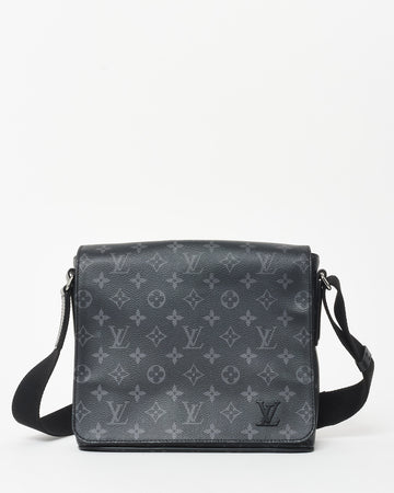Louis Vuitton Monogram Coated Canvas Eclipse District PM Crossbody Bag