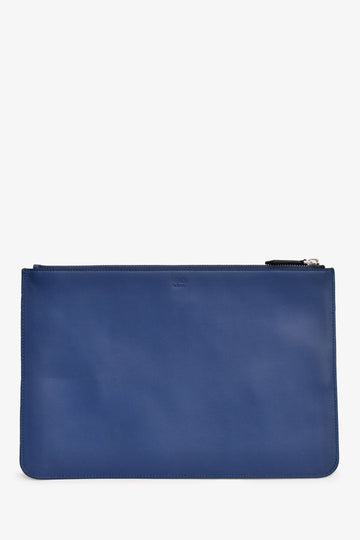 Fendi Grey/Red/Navy Monster Zip Pouch