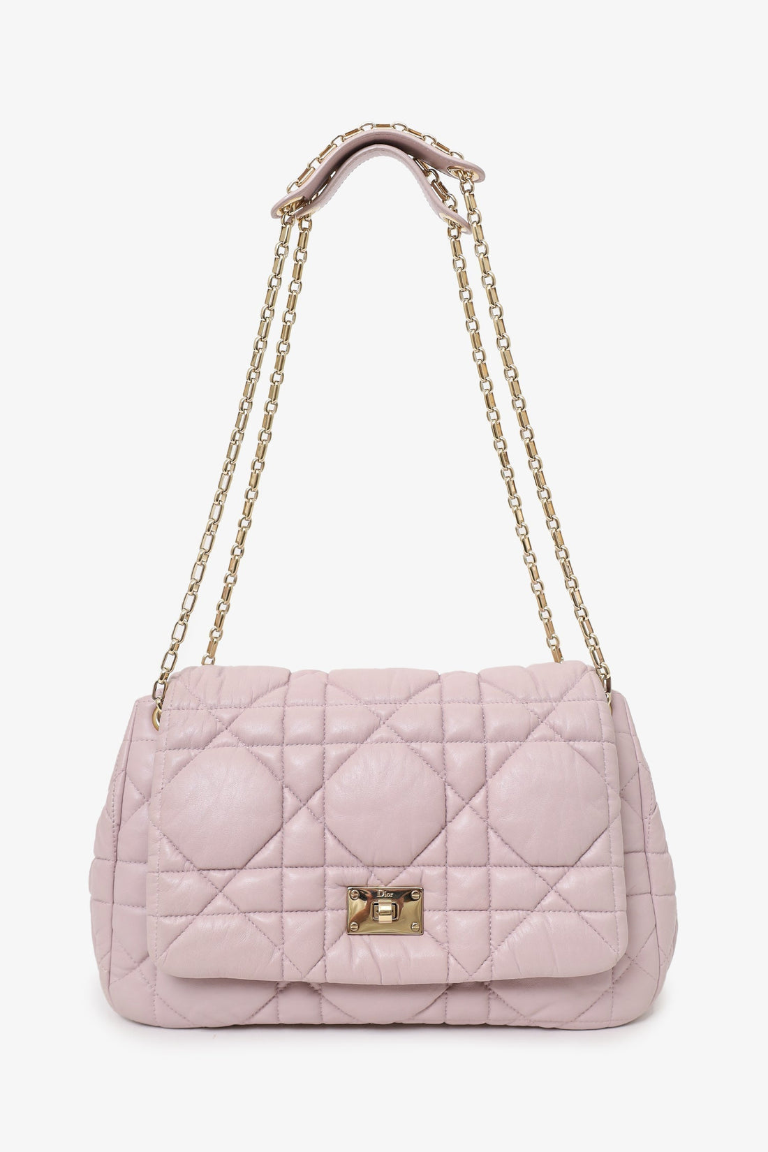 Christian Dior 2015 Lilac Cannage Milly La Foret Chain Flap