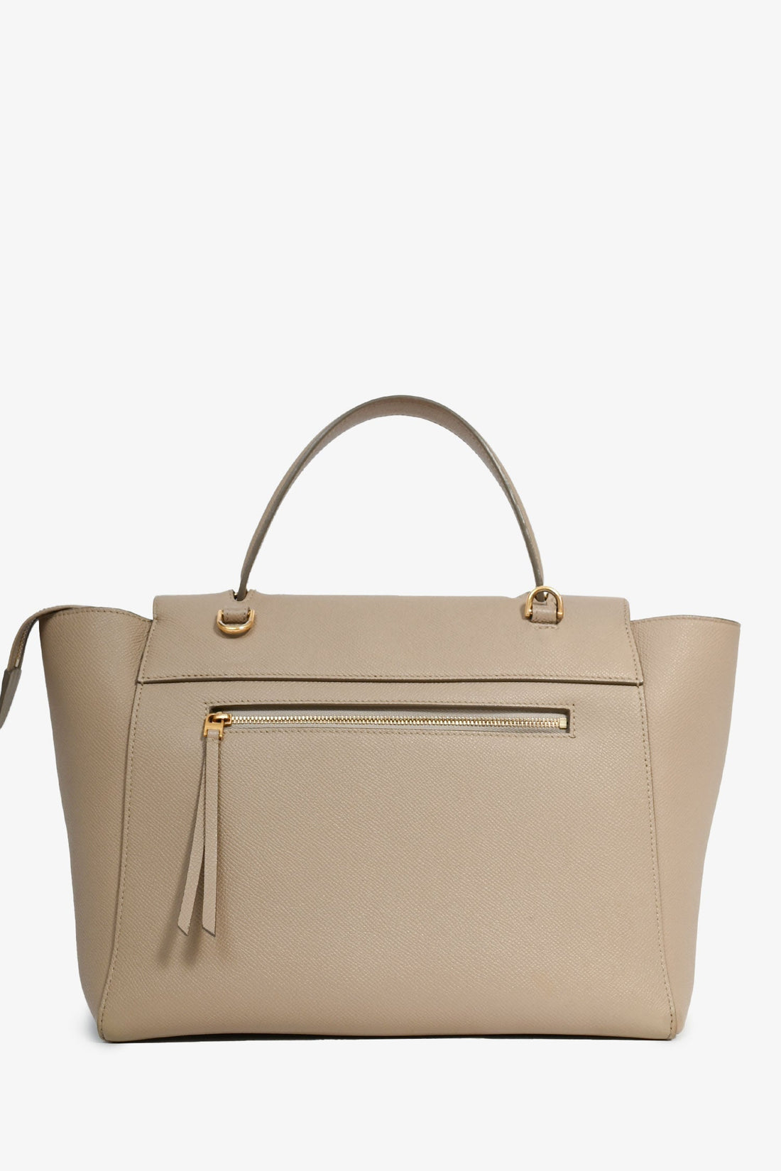 Celine Taupe Leather Mini Belt Bag with Strap