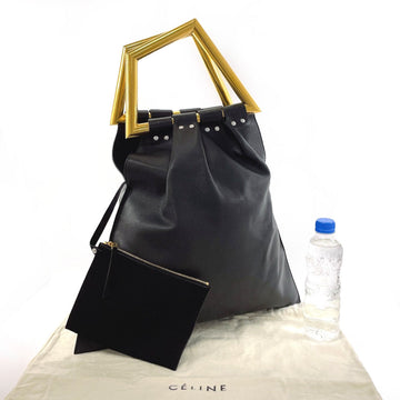 CELINE Handbag leather black Women New 1:1