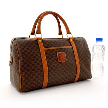 CELINE Handbag PVC, Leather Brown Macadam Mini Boston Women New 1:1