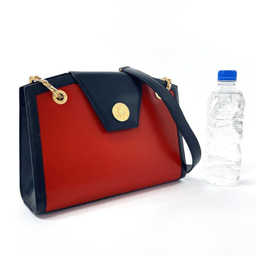 CELINE Shoulder Bag leather Red ChainShoulder Women New 1:1