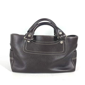 CELINE Handbag leather Dark brown Boogie bag Women New 1:1