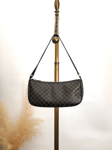 CELINE Macadam Shoulder bag Hobobag Black New 1:1 ru757b