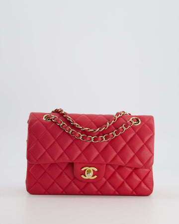 Top Quality Chanel Pink Small Classic Double Flap Bag in Caviar Leather with Gold Hardware RRP ¬£8,530