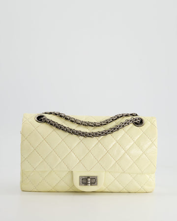 Top Quality Chanel Lemon Patent Small Reissue Double Flap Bag with Ruthenium Hardware