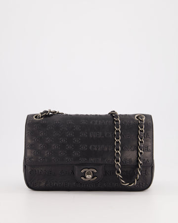 *RARE* Top Quality Chanel 2014 Paris Dallas Single Flap Embossed Quilted CC Bag with Ruthenium Hardware