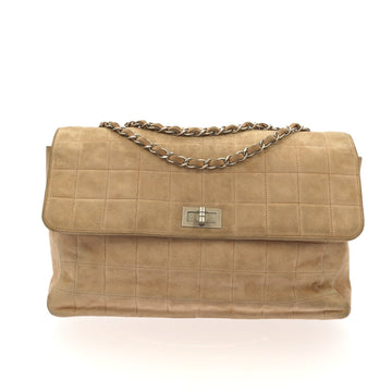 Top Quality Chanel 2.55 Shoulder Bag in Beige Suede