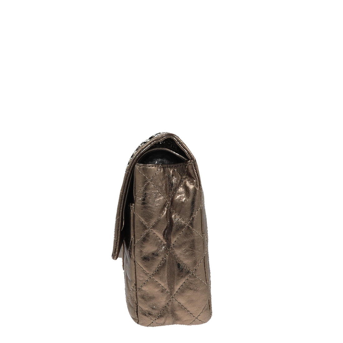 Top Quality Chanel 2.55 Shoulder Bag in Metallic Leather